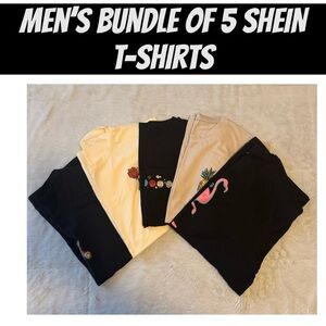 Men’s SHEIN T-shirt Bundle M